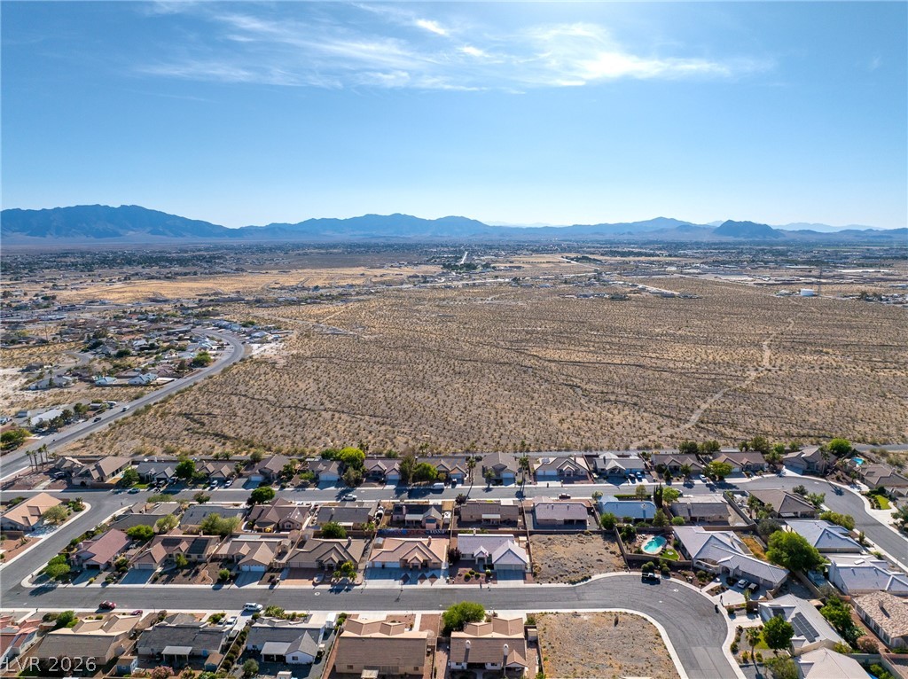 3440 Winery Road Pahrump, NV 89048 - Photo 4 of 12 Aerial view looking west from the Winery subdivision