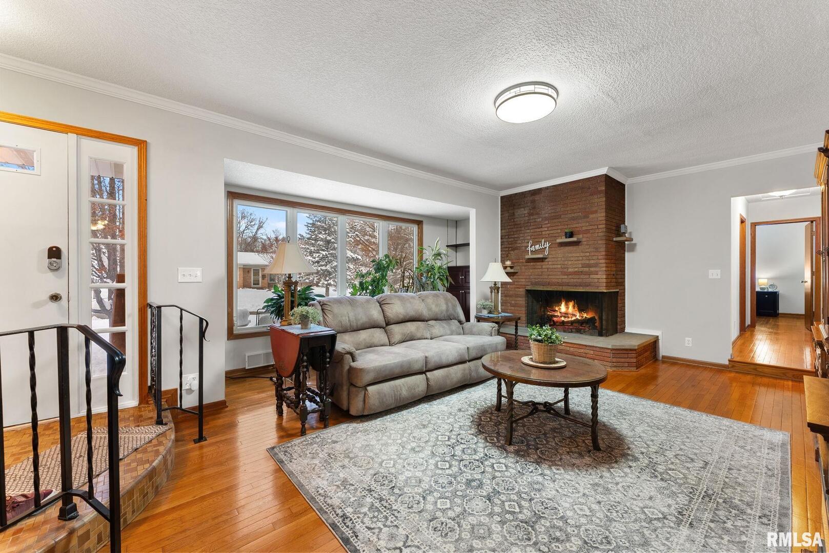 2530 37th Avenue Rock Island, IL 61201 - Photo 3 of 31 a living room with furniture and a fireplace
