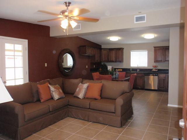 420 East Garfield Street Tempe, AZ 85288 - Photo 1 of 7 a living room with furniture and kitchen view