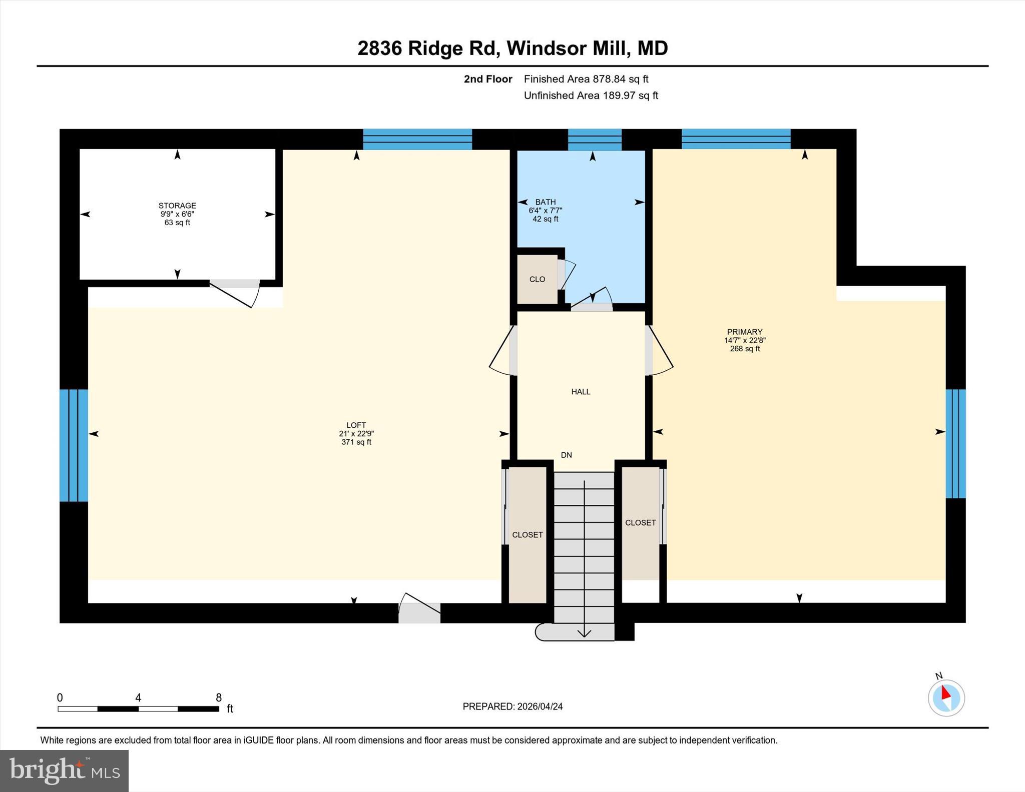 2836 Ridge Road Windsor Mill, MD 21244 - Photo 46 of 47 Upper floorplan