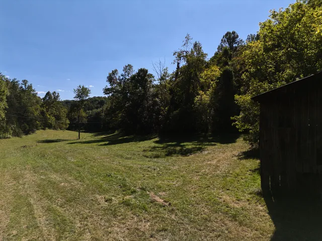 a view of outdoor space with garden