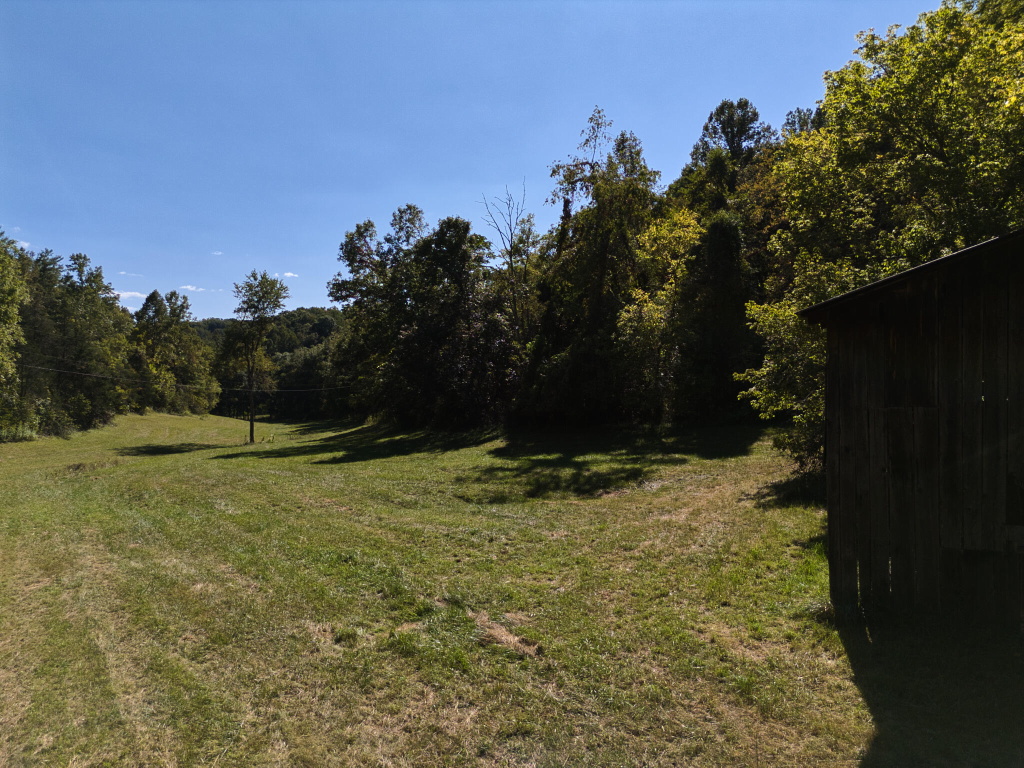 2554 Georges Run Road Shawsville, VA 24162 - Photo 32 of 40 a backyard of a house with lots of green space