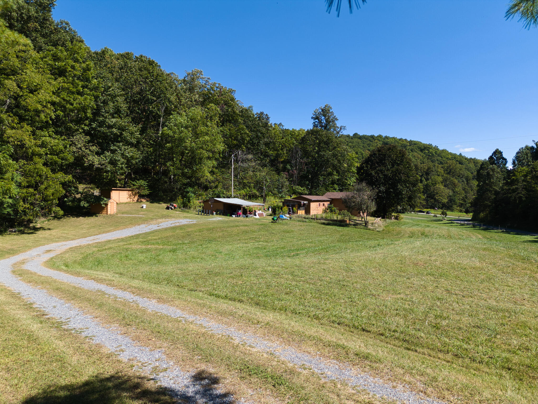 2554 Georges Run Road Shawsville, VA 24162 - Photo 39 of 40 a view of a playground with basketball court