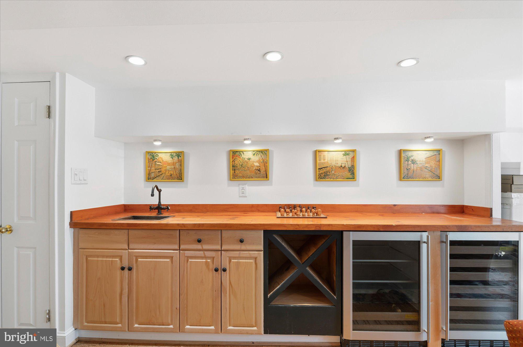 512 Independence Avenue Southeast Washington, DC 20003 - Photo 22 of 28 Wet bar and wine fridges