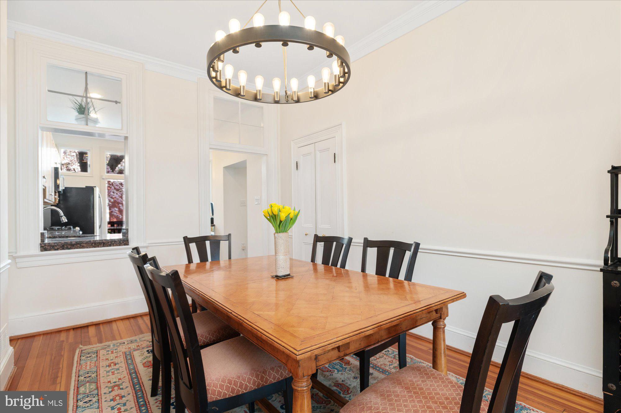 512 Independence Avenue Southeast Washington, DC 20003 - Photo 8 of 28 Dining room - soaring ceilings on main level