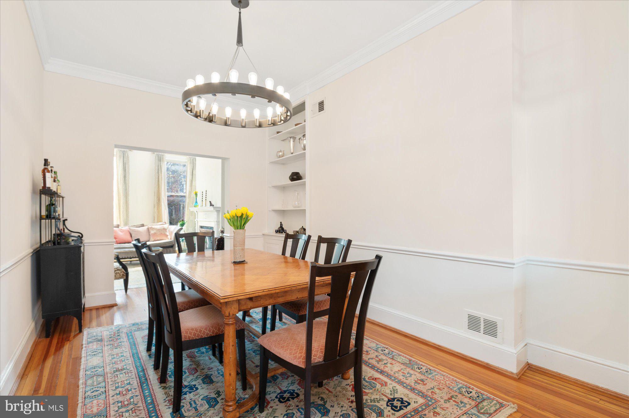 512 Independence Avenue Southeast Washington, DC 20003 - Photo 9 of 28 Dining room w/built-in