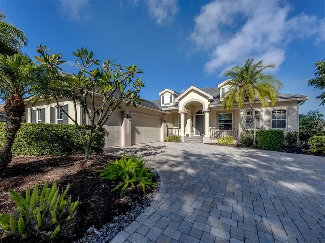 a view of a lake with outdoor space