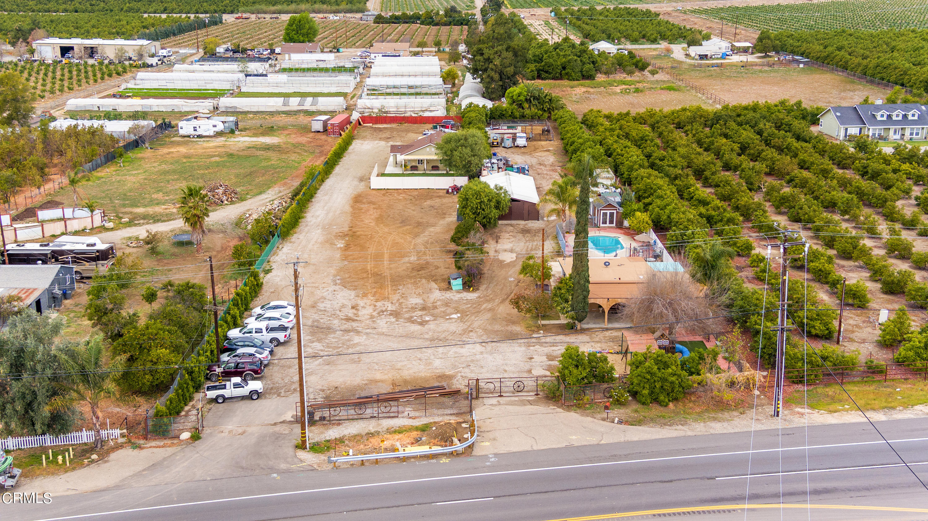 3555 East Telegraph Road Fillmore, CA 93015 - Photo 19 of 21 an aerial view of residential houses with outdoor space