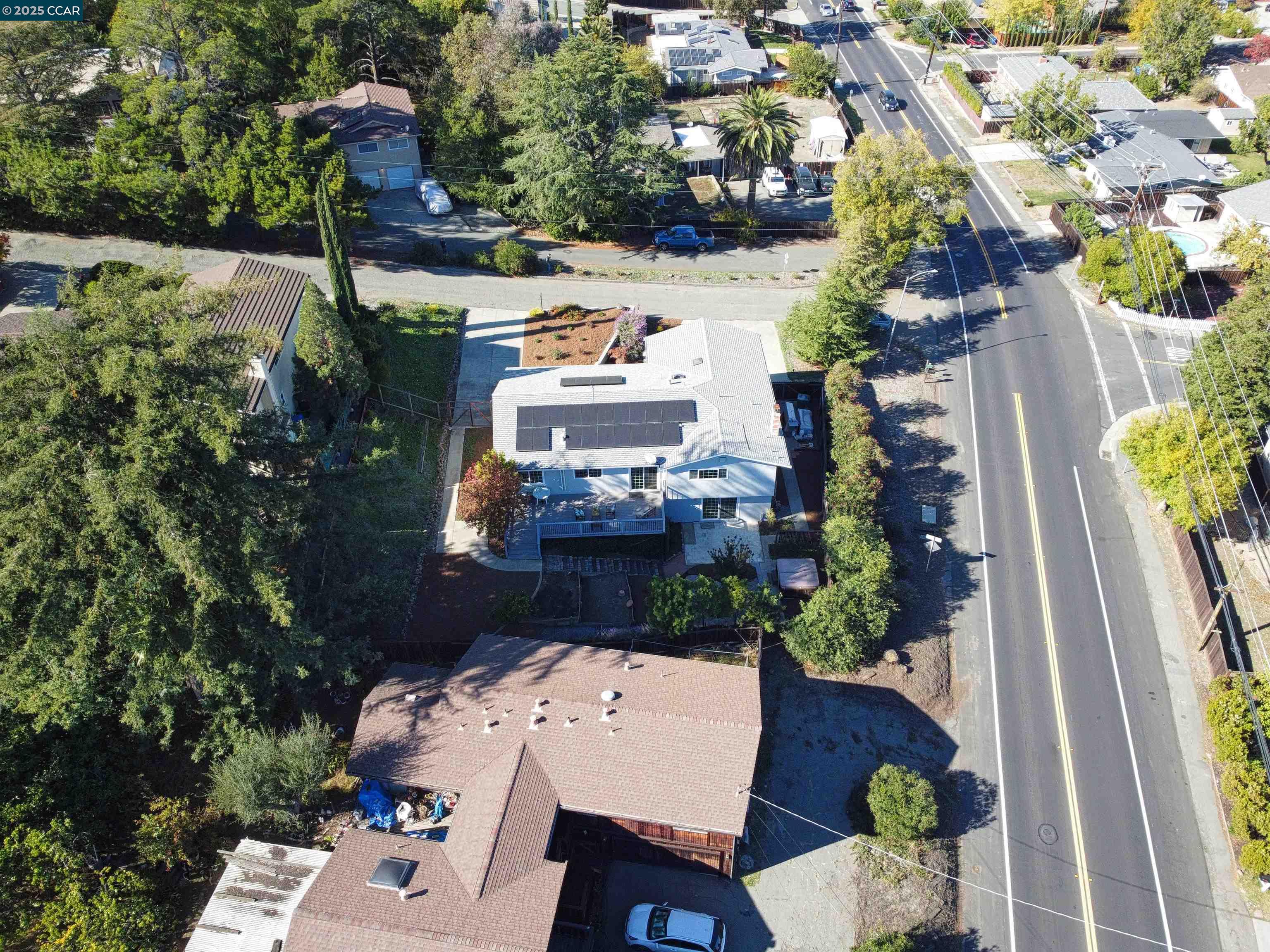 4044 Cowell Road Concord, CA 94518 - Photo 58 of 60 an aerial view of a house with a garden
