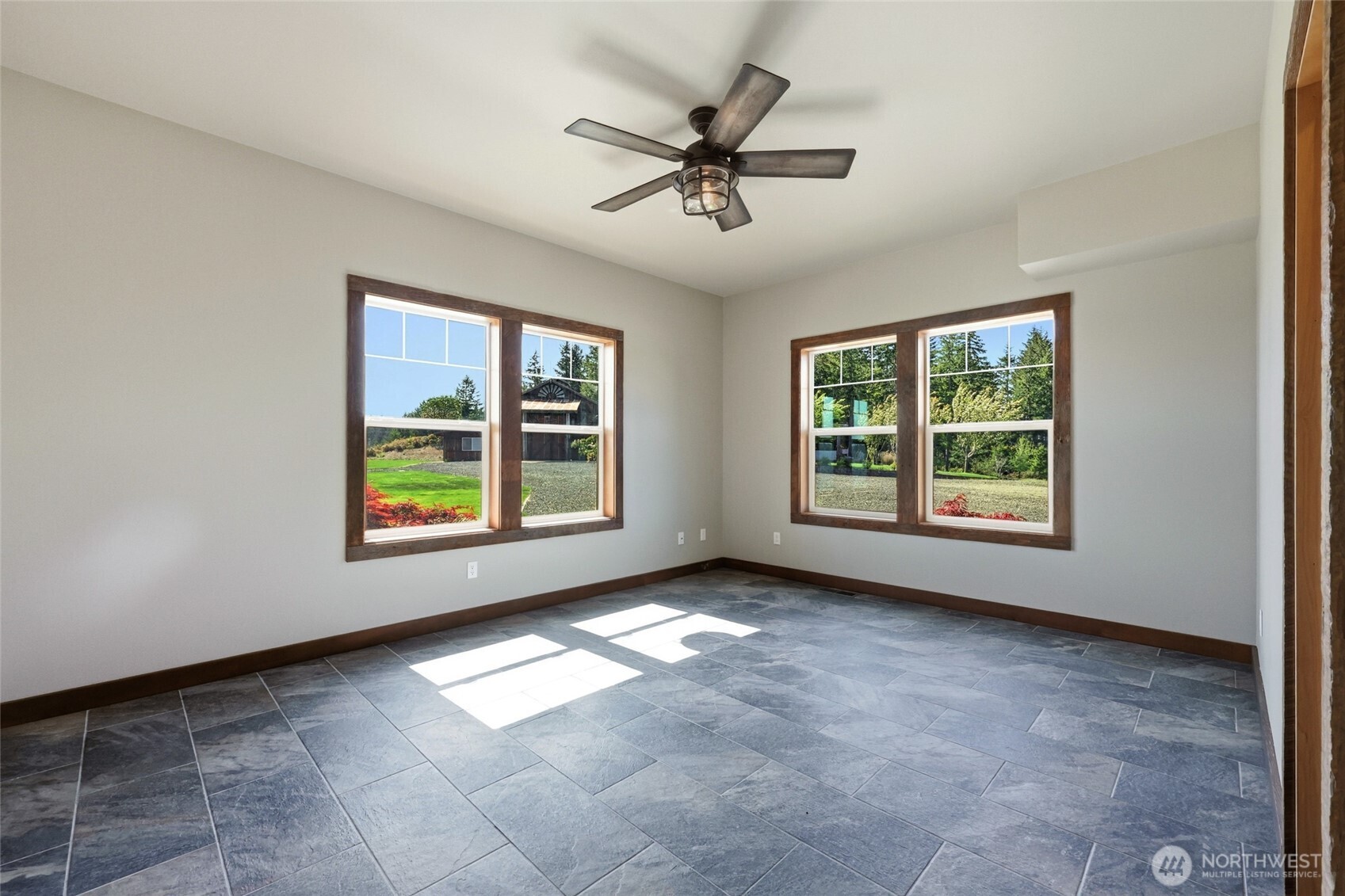 161 Northeast Belfair View Road Belfair, WA 98528 - Photo 22 of 40 a view of an empty room with a window