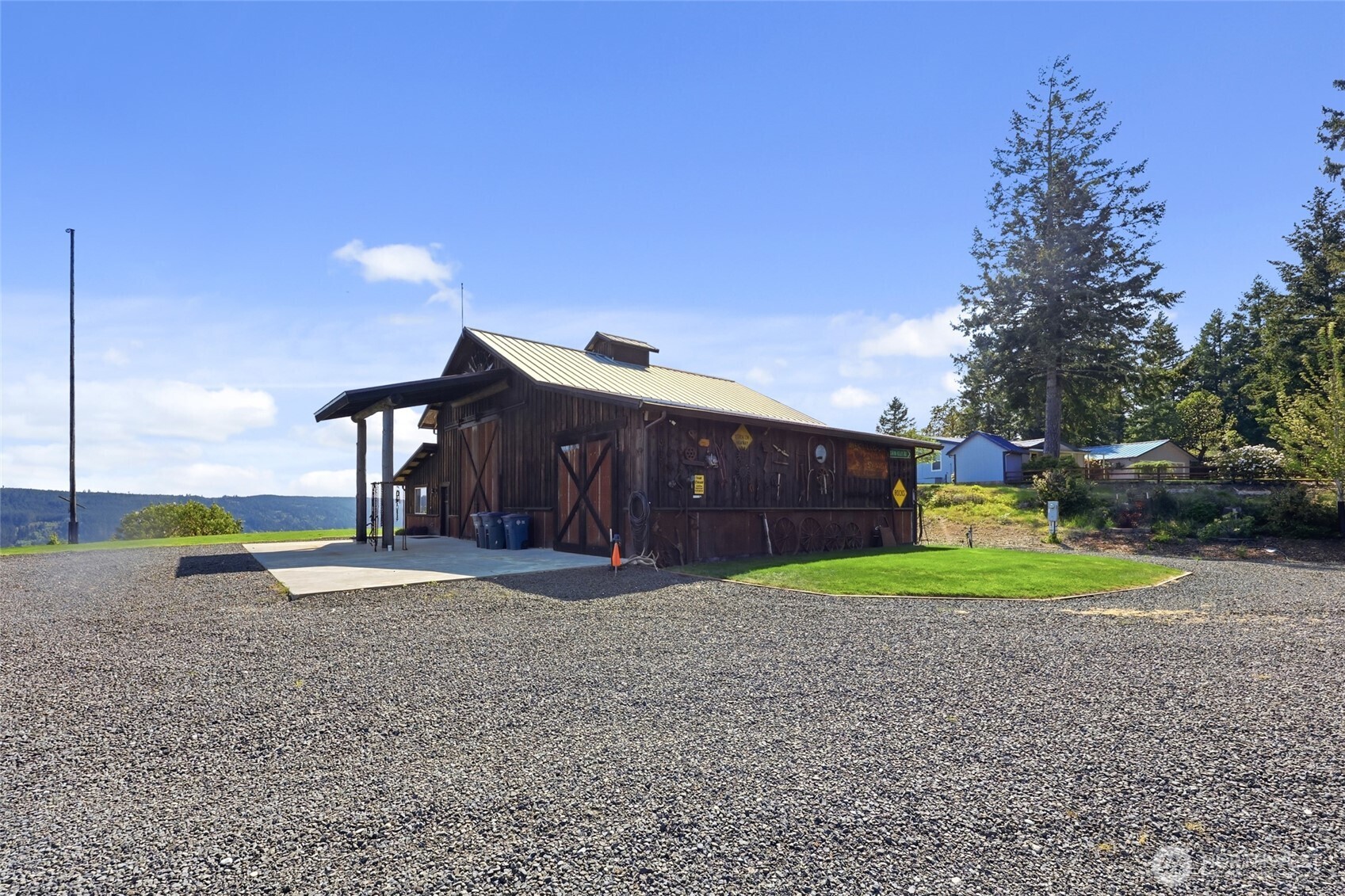 161 Northeast Belfair View Road Belfair, WA 98528 - Photo 30 of 40 a house view with a backyard space