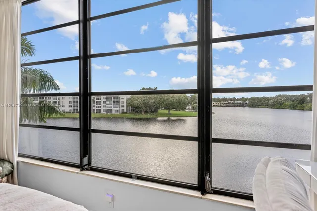 a window with lake view