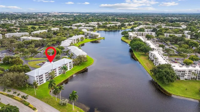 a view of a lake with a mountain