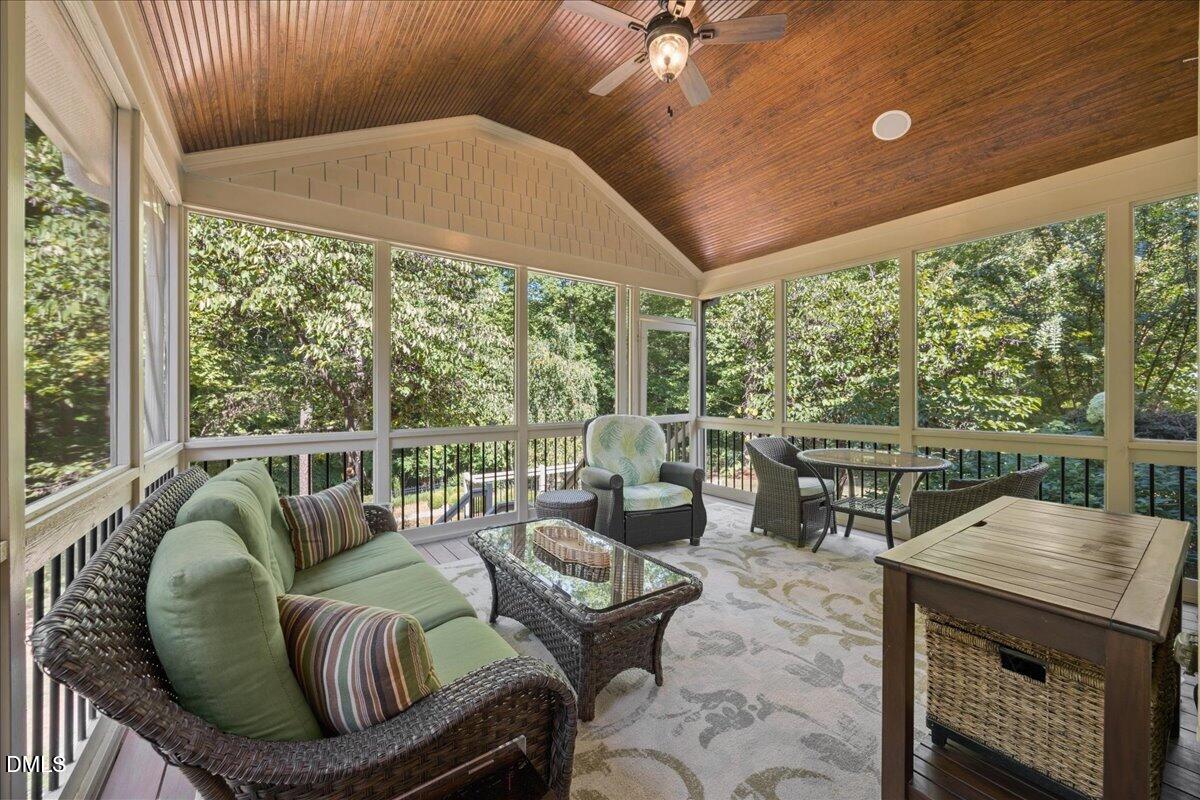 1504 Consett Court Raleigh, NC 27613 - Photo 36 of 81 Large screened porch main level