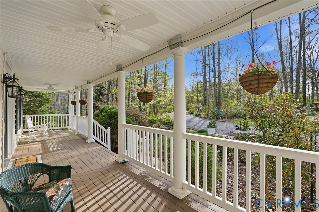 14430 Overlook Ridge Lane Beaverdam, VA 23015 - Photo 14 of 71 a view of a porch with furniture