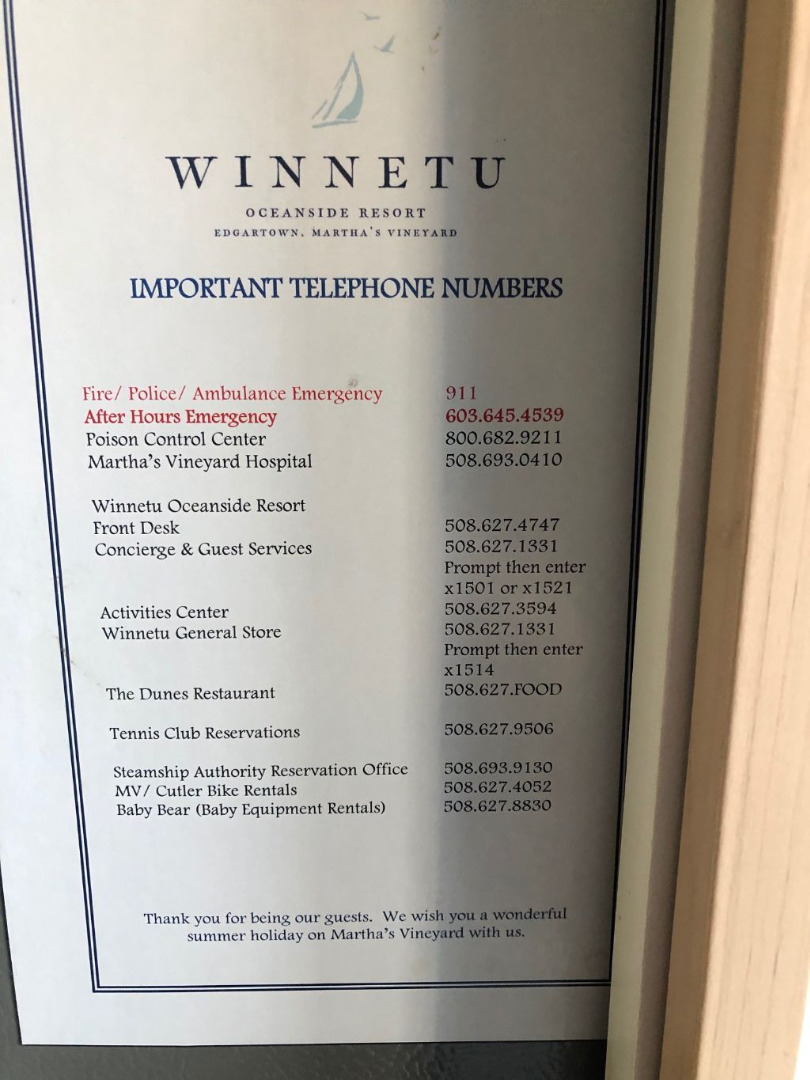 459 Katama Road, Unit A4 Edgartown, MA 02539 - Photo 22 of 22 important numbers