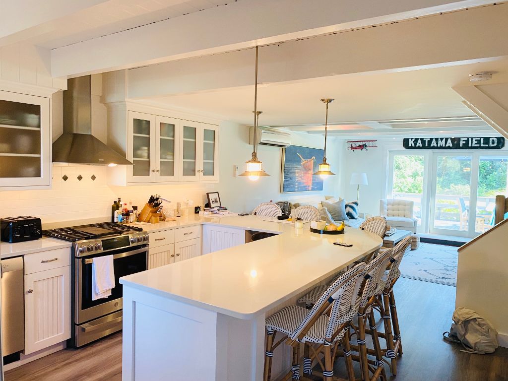 459 Katama Road, Unit A4 Edgartown, MA 02539 - Photo 5 of 22 Wine fridge in kitchen