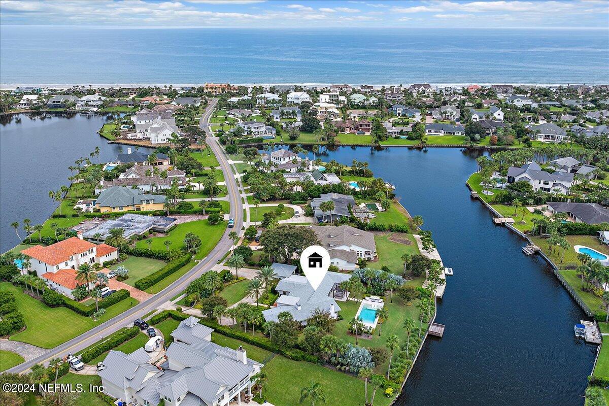 22 Solana Road Ponte Vedra Beach, FL 32082 - Photo 2 of 51 02-Aerial to Beach