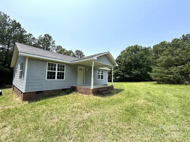 a view of a green yard
