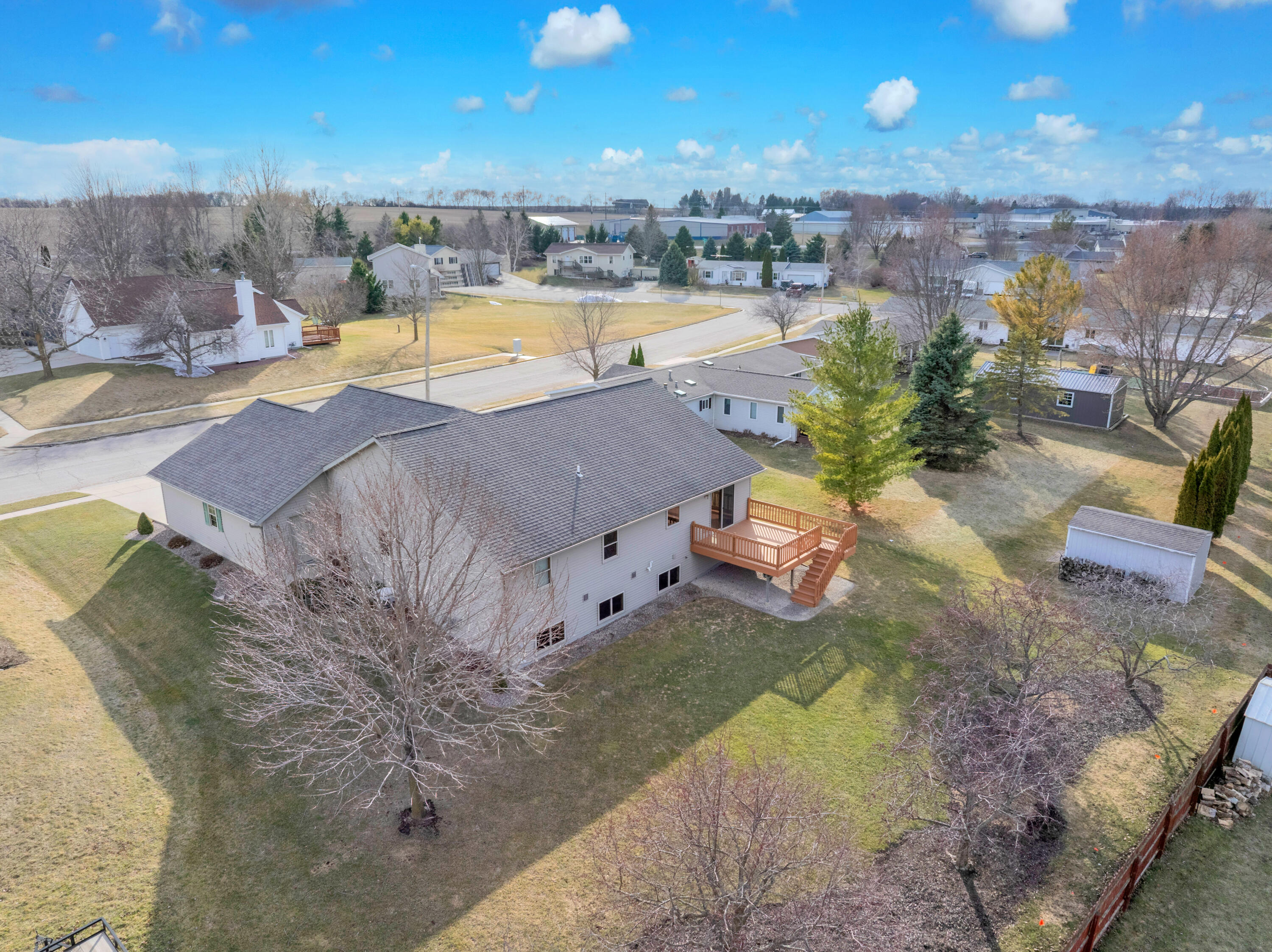 126 South Gate Street Eden, WI 53019 - Photo 36 of 40 BackyardA Aerial 1