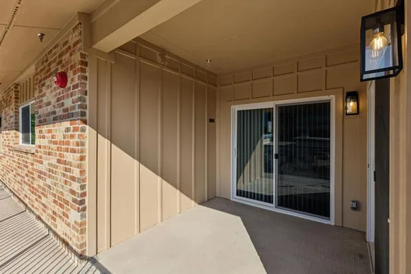 a view of a balcony