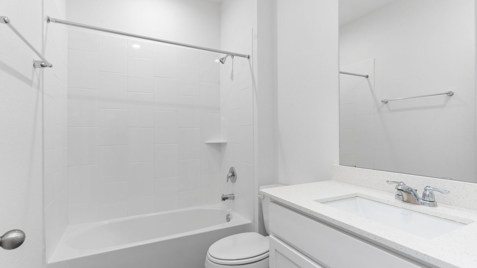 6120 Cherry Mdws Street Rosenberg, TX 77469 - Photo 10 of 39 a bathroom with a granite countertop sink toilet and shower