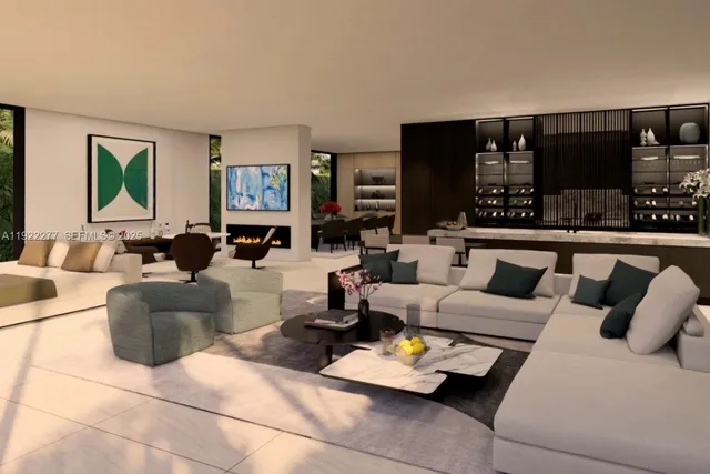 a bedroom with a large bed and a large window