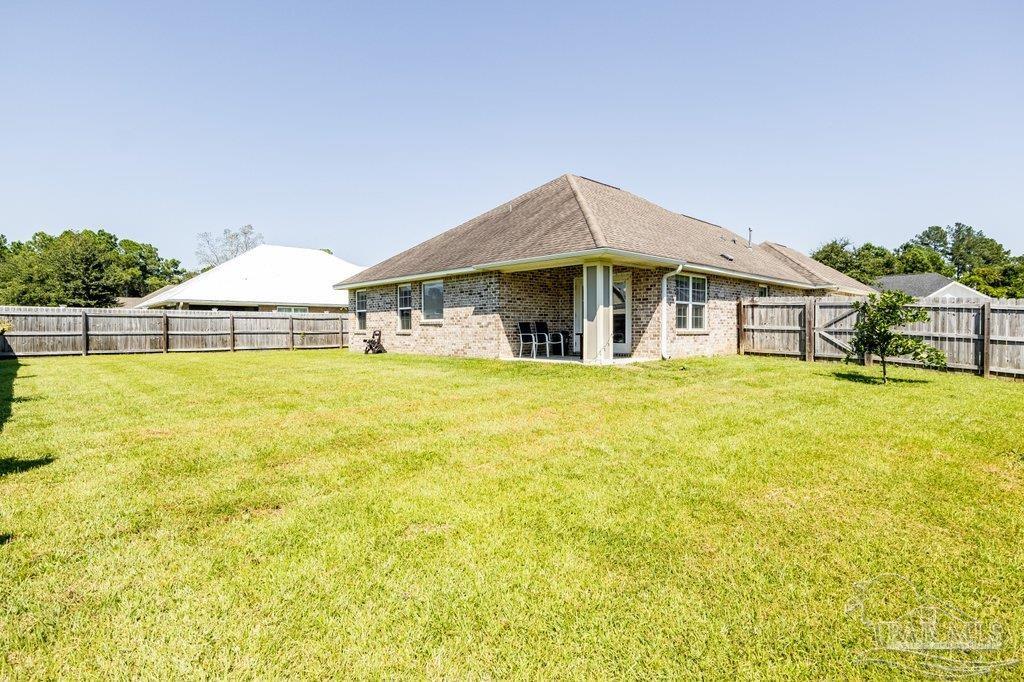 LARGE CORNER LOT, BACK OF HOME