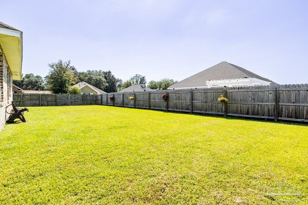 LARGE CORNER LOT, BACK OF HOME