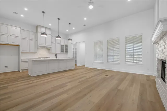 a view of an empty room