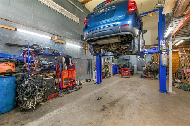 a view of path along with retail shop and buildings