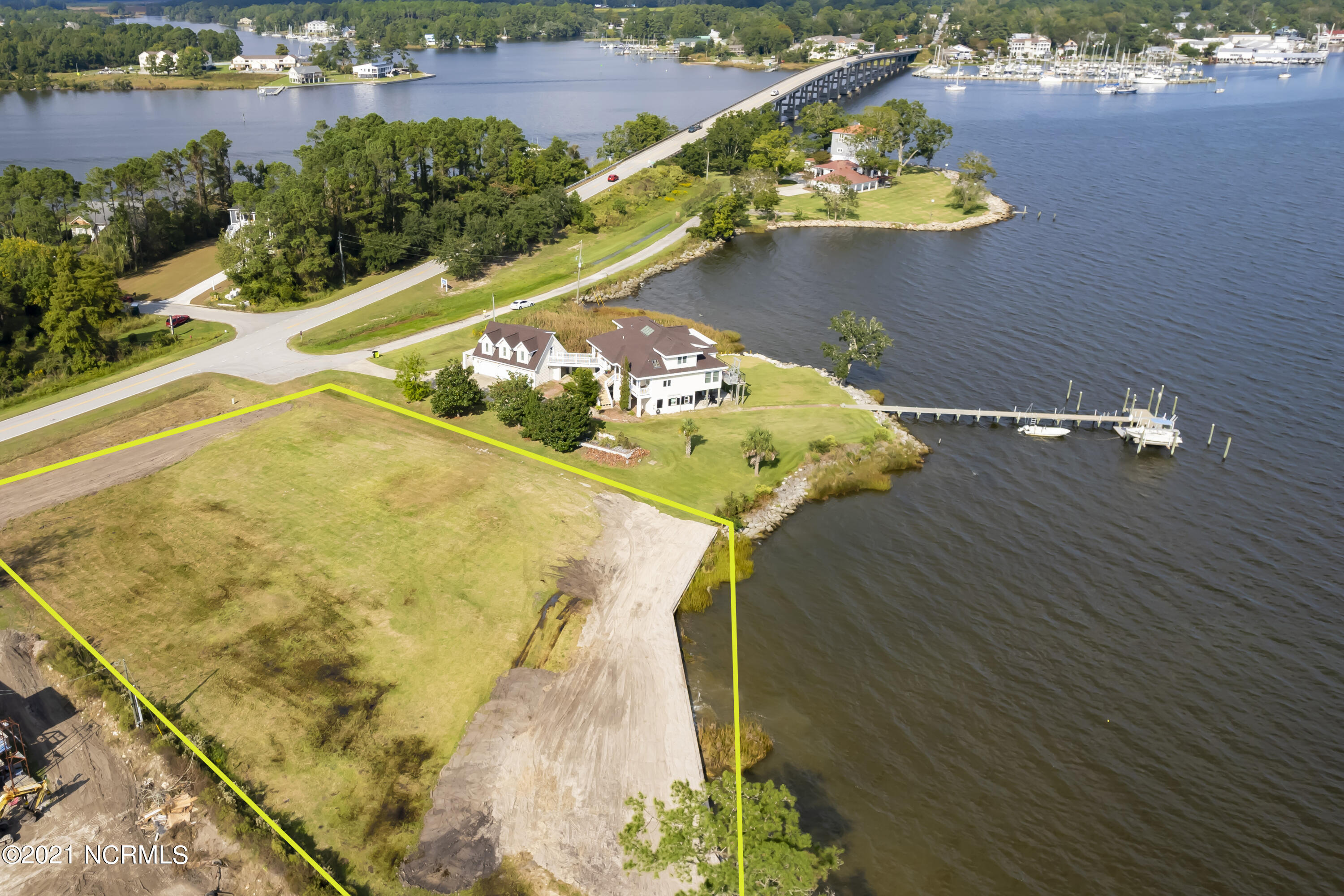 48 Windmill Point Road Oriental, NC 28571 - Photo 3 of 12 Aerial