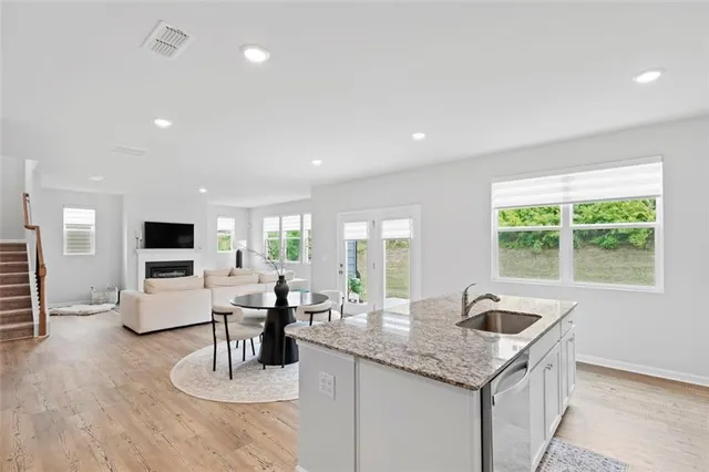 a room with storage and utility