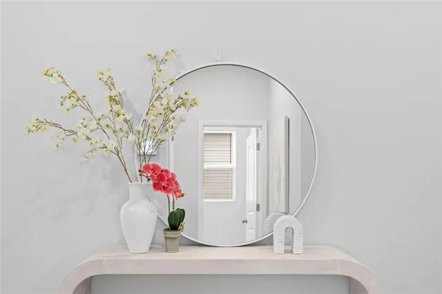 a vase of flowers sitting on a table