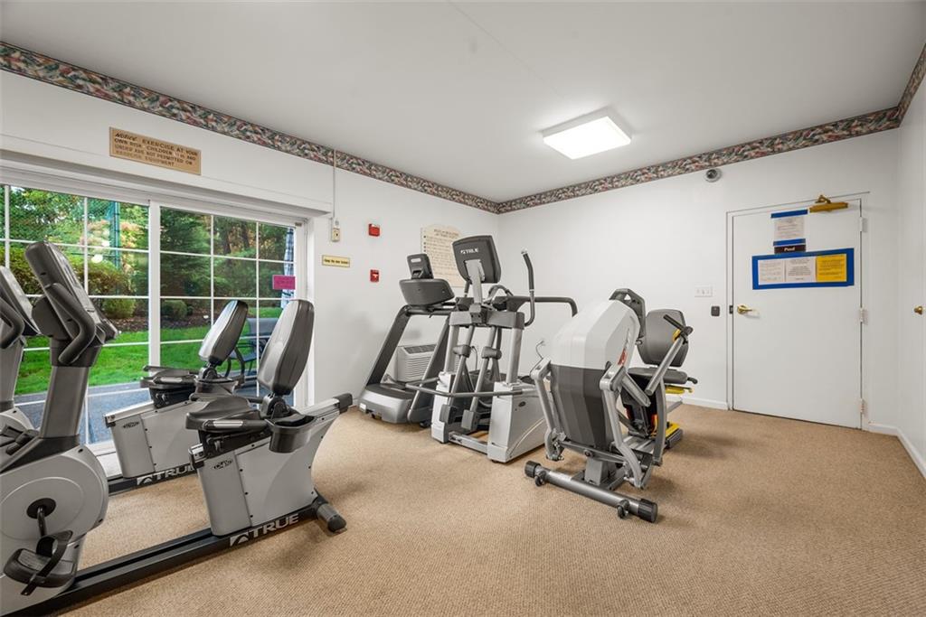 302 Fox Chapel Road, Unit 613 Pittsburgh, PA 15238 - Photo 35 of 37 a view of a room with gym equipment