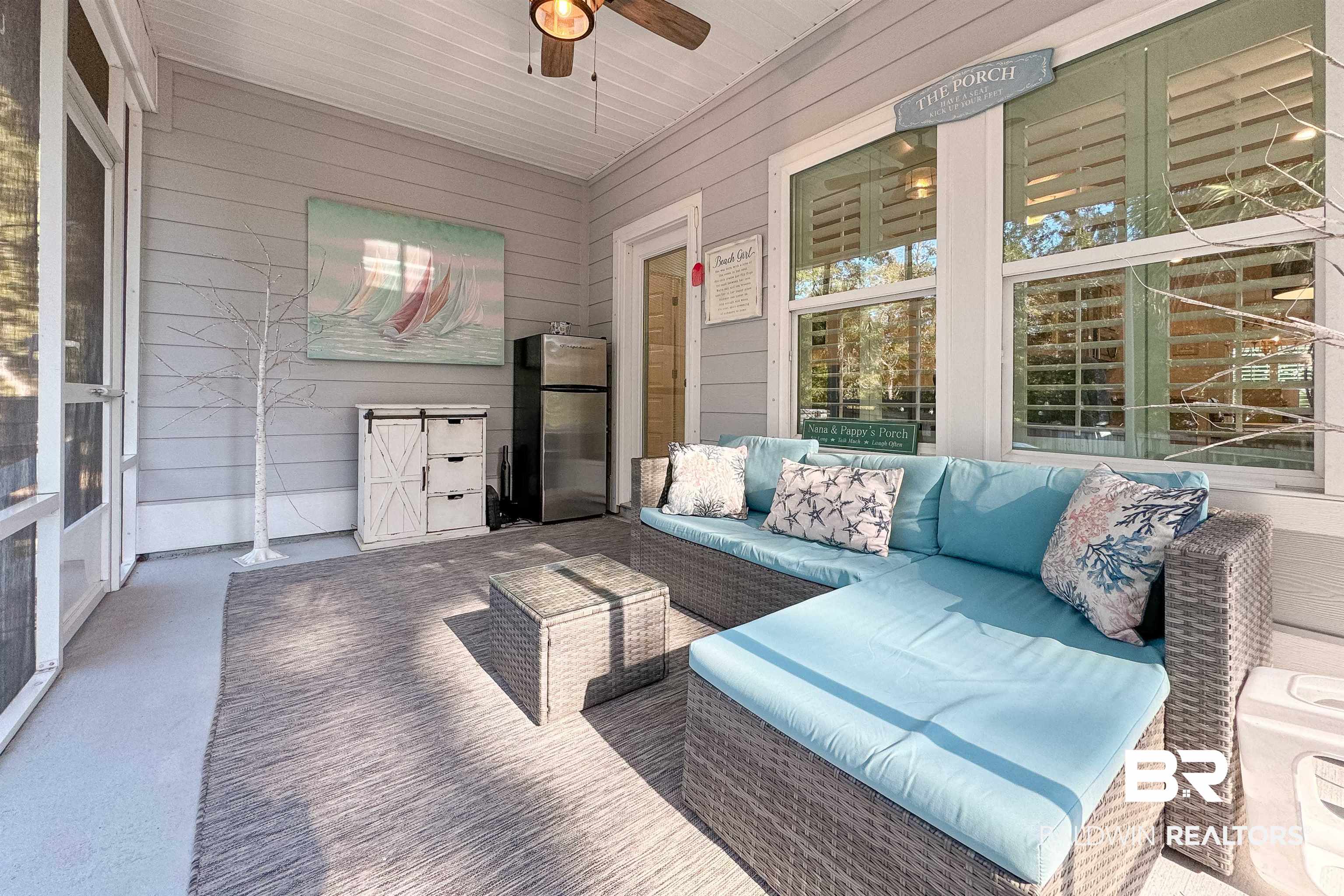1290 Mako Loop Gulf Shores, AL 36542 - Photo 36 of 50 Sunroom / solarium with ceiling fan