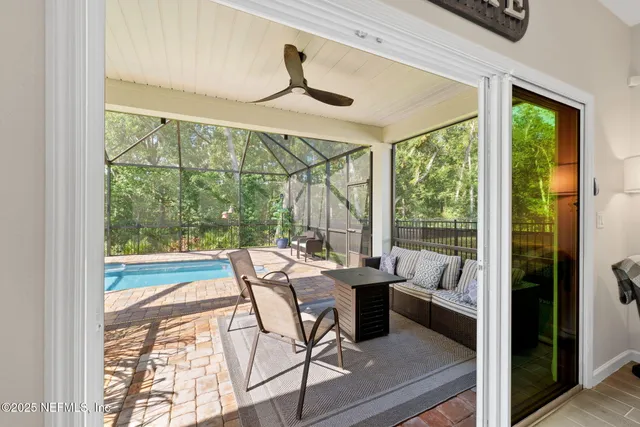a view of swimming pool and lake view