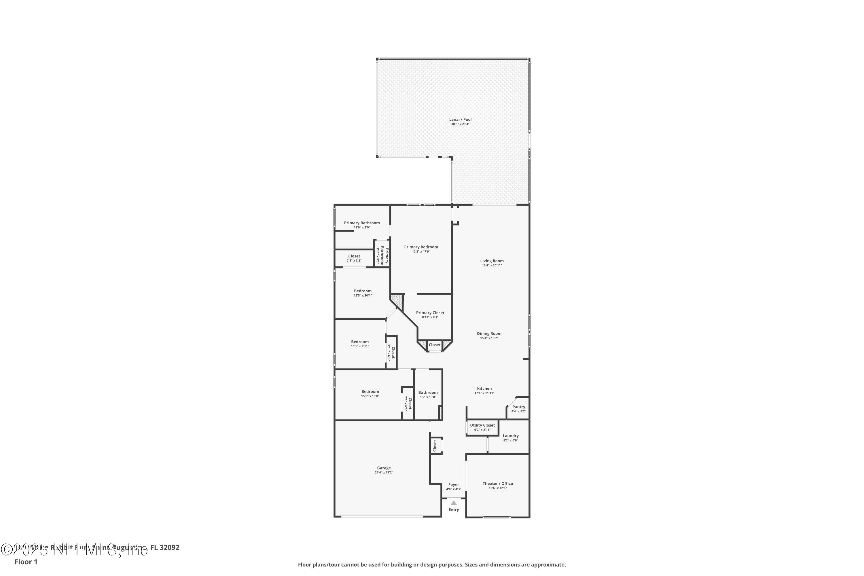109 White Rabbit Run St. Augustine, FL 32092 - Photo 55 of 55 Floor Plan