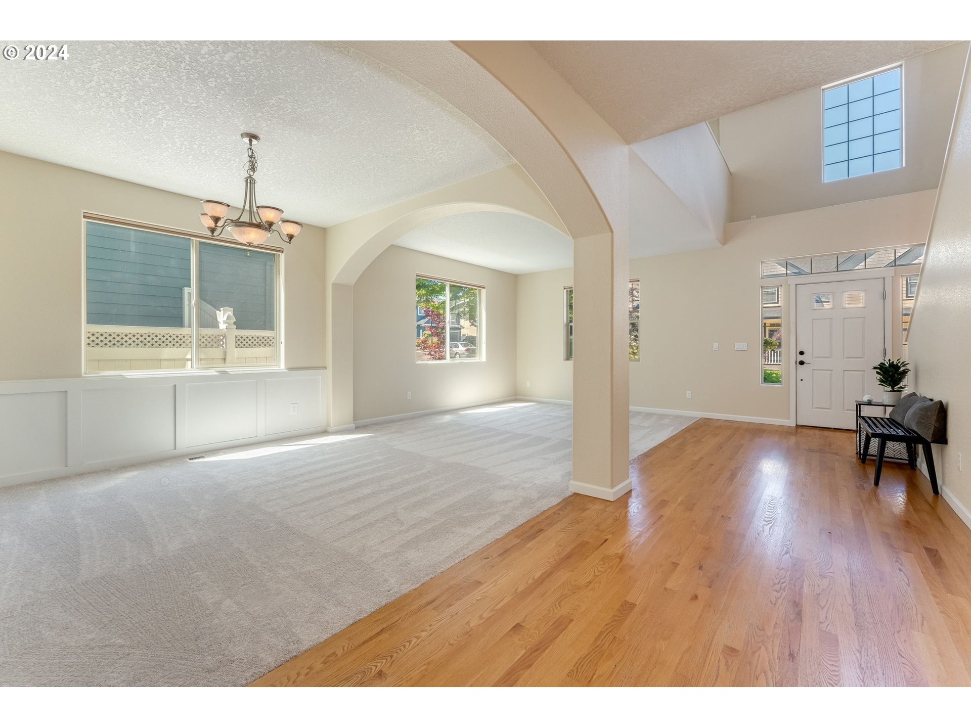 768 North 28th Avenue Cornelius, OR 97113 - Photo 6 of 40 a view interior of a house wooden floor and a chandelier