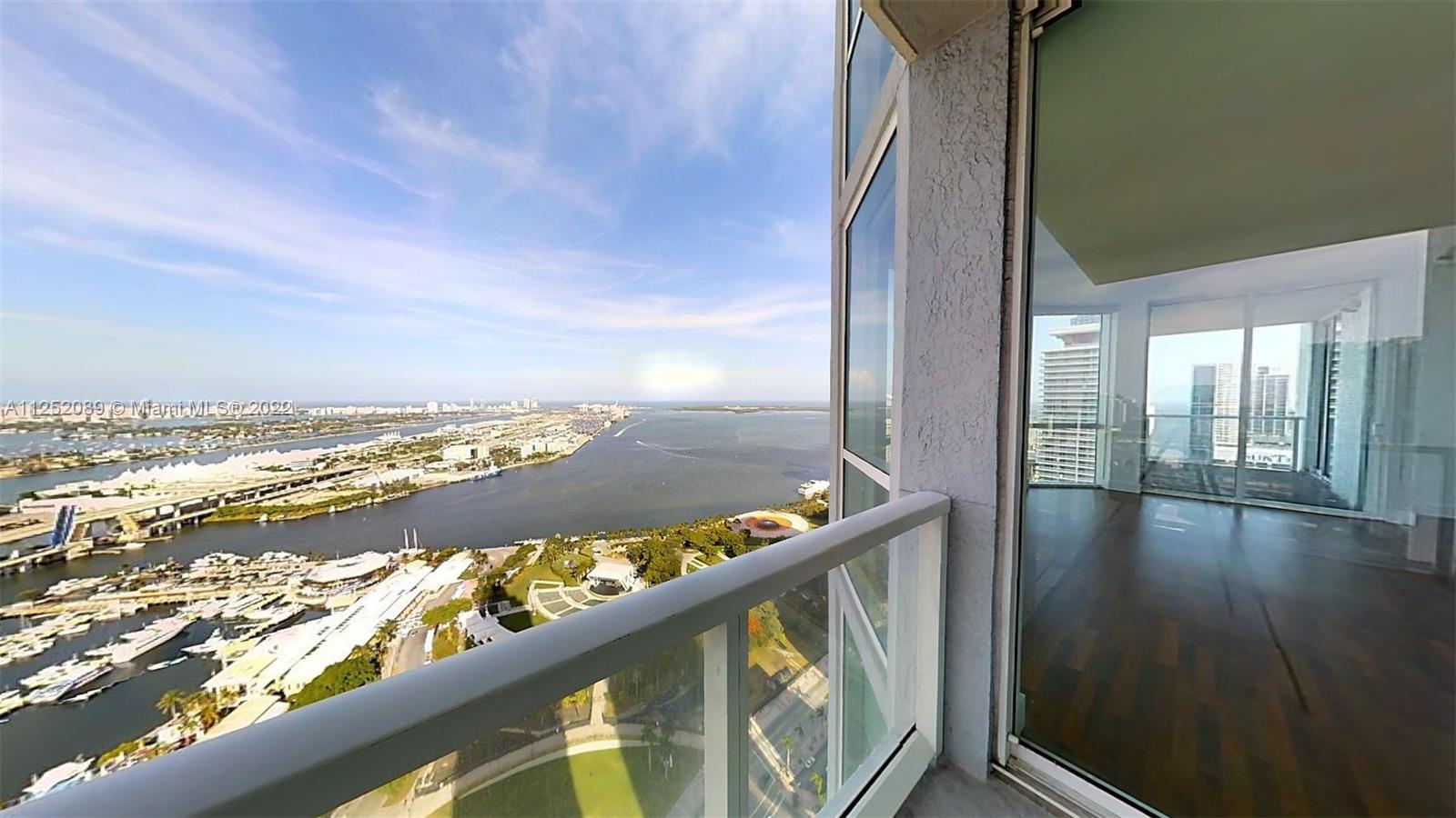 a view of an ocean from a balcony