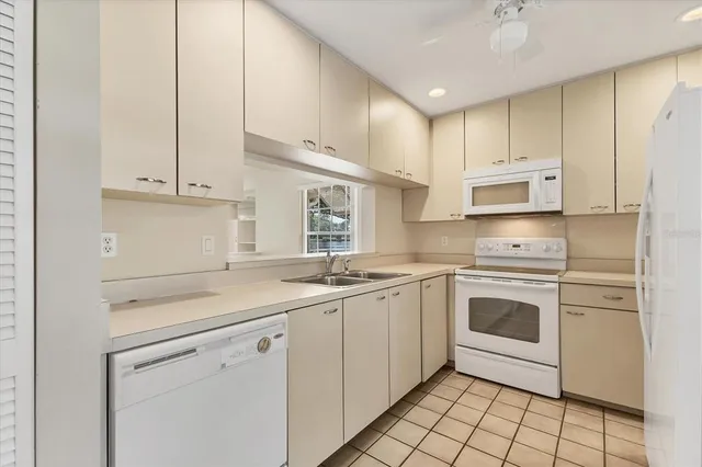 a view of empty room with windows