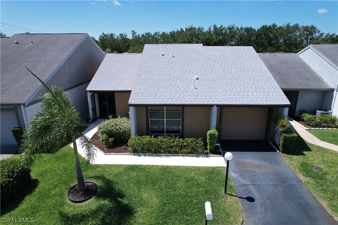 a aerial view of a house