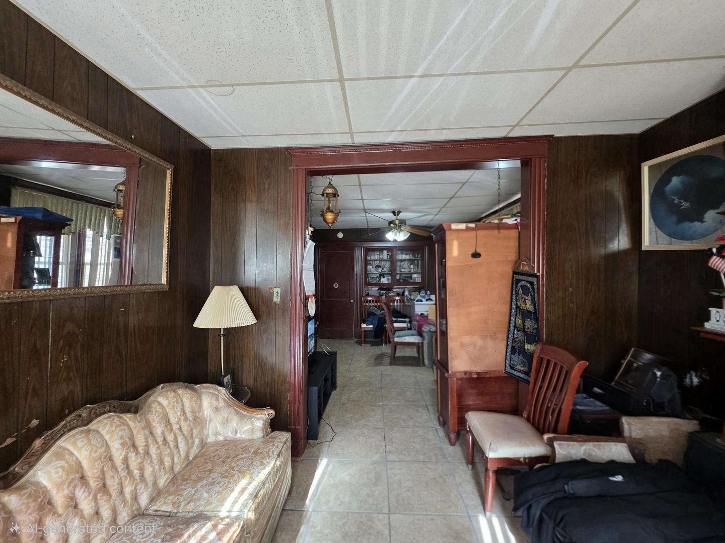 3902 West Fillmore Street Chicago, IL 60624 - Photo 9 of 18 a bedroom with furniture and a lamp