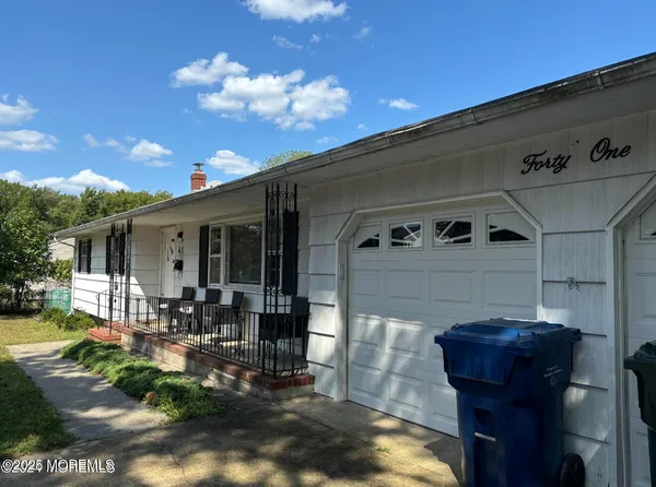 a view of a house with a patio