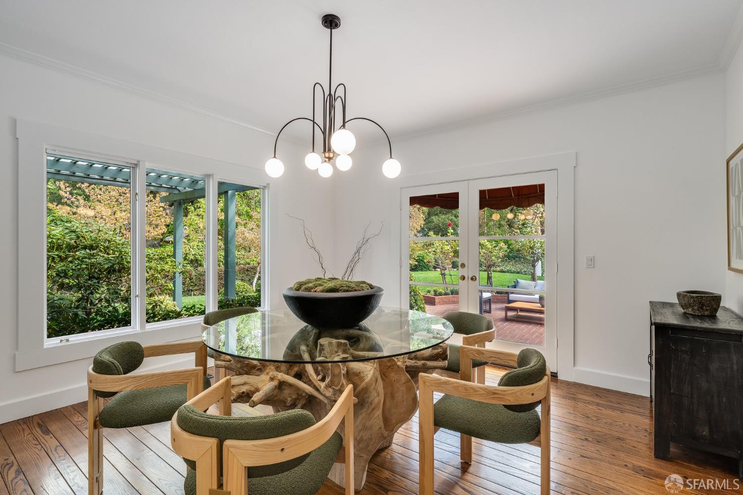 16244 Kennedy Road Los Gatos, CA 95032 - Photo 8 of 67 a living room with furniture and a chandelier