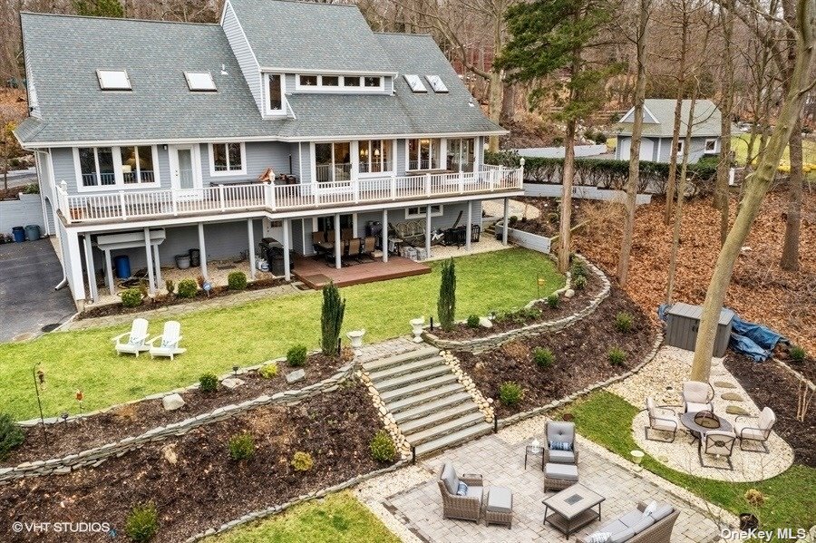 front view of a house with a swimming pool