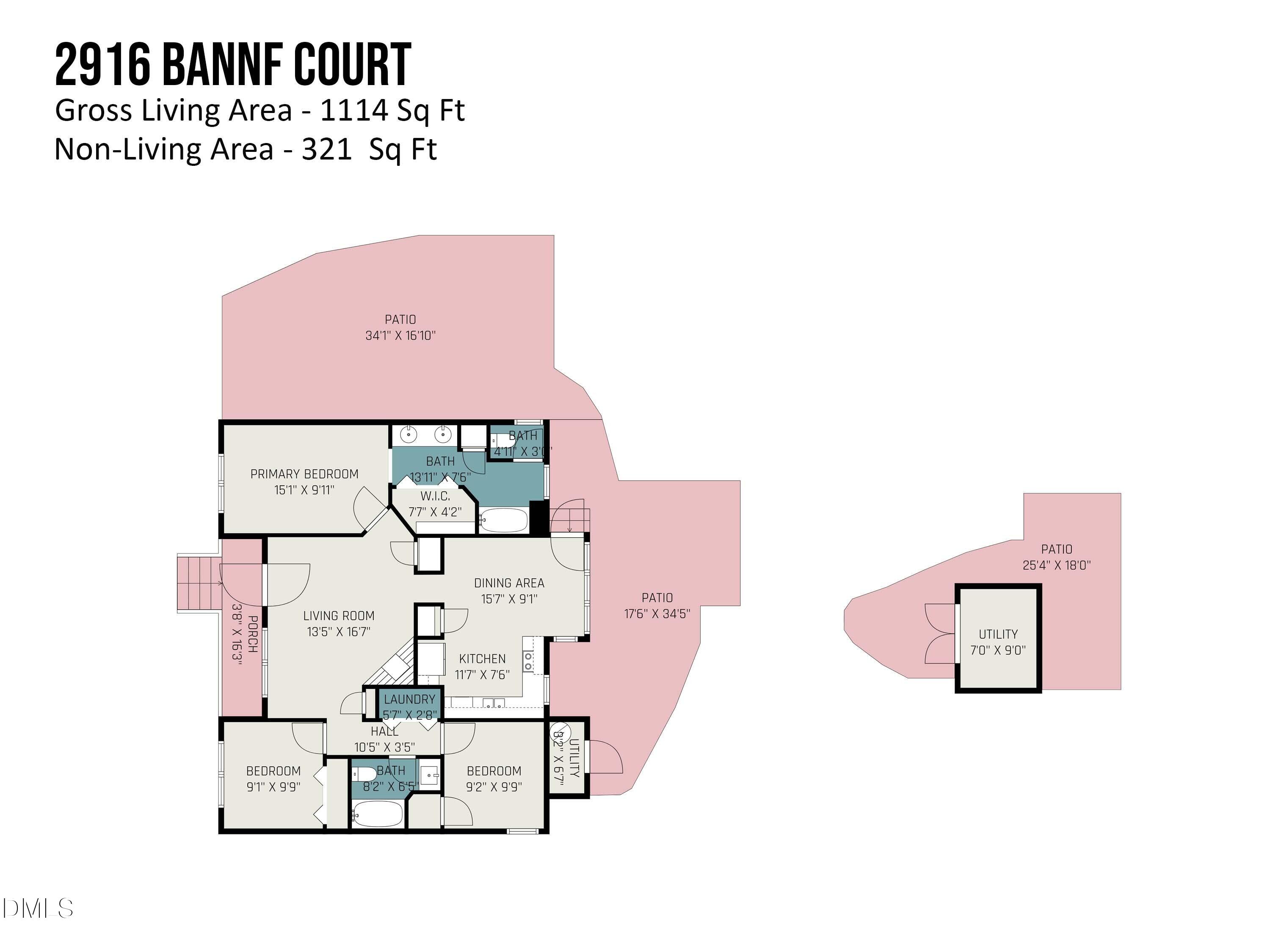 2916 Bannf Court Raleigh, NC 27604 - Photo 31 of 31 a picture of a room with a white wall and a large window