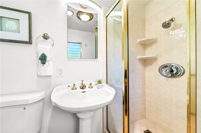 a view of a backyard with sitting area