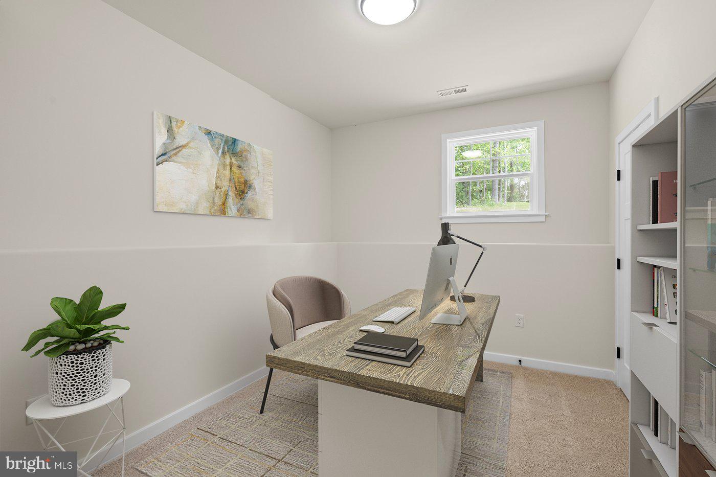 3319 Partlow Road Partlow, VA 22534 - Photo 10 of 47 a view of a workspace with furniture and a potted plant