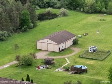 3457 West Burnside Road Columbiaville, MI 48421 - Photo 34 of 45 Aerial view